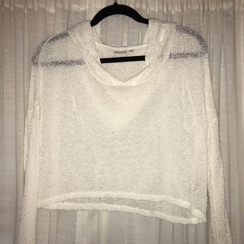 White/cream hoodie